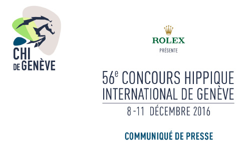 CHI De Genve, 56e Concours Hippique International De Genve, 8-11 Dcembre 2016