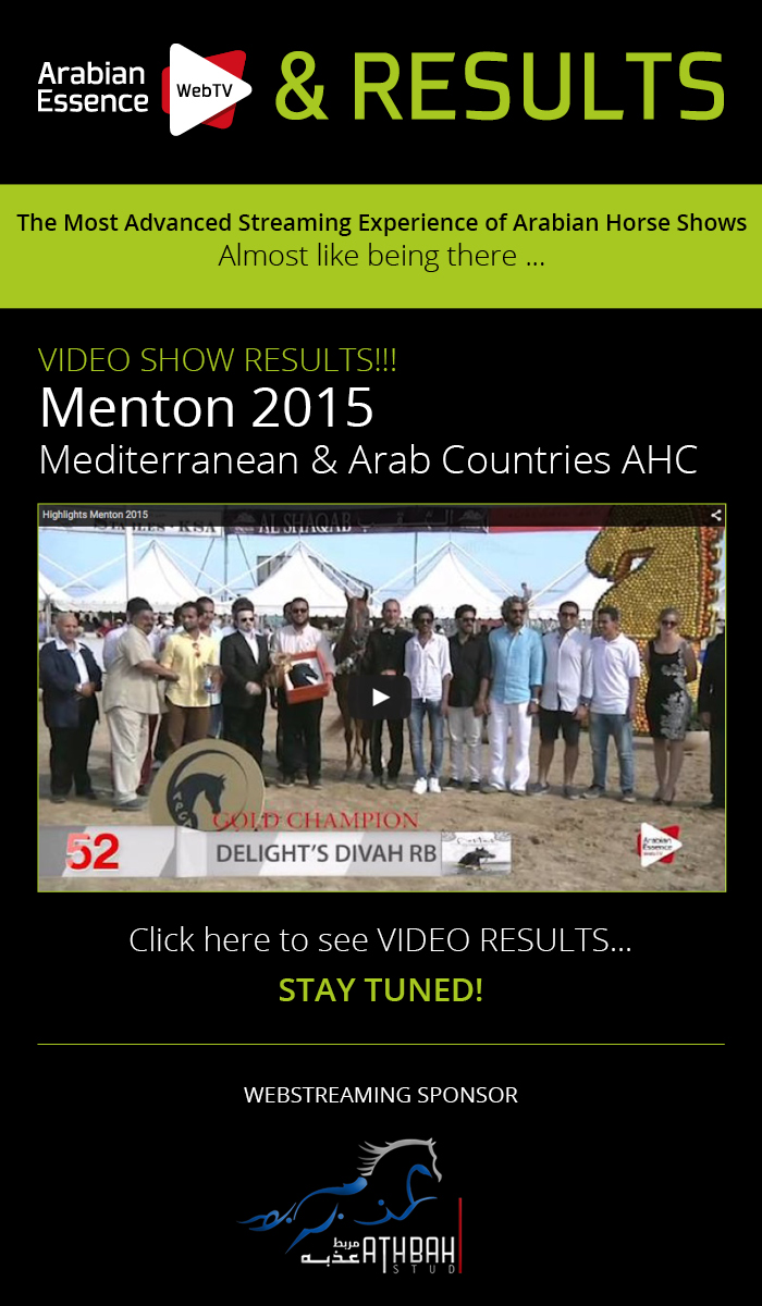 Championnat du pur-sang arabe du Bassin - Menton 2015