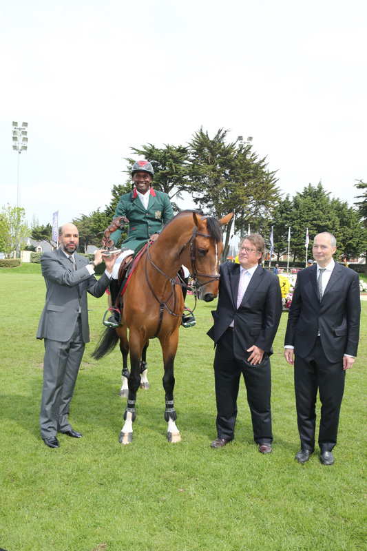 The FEI "Owner of the Year Award 2015" to His Majesty King Mohammed VI King of Morocco.