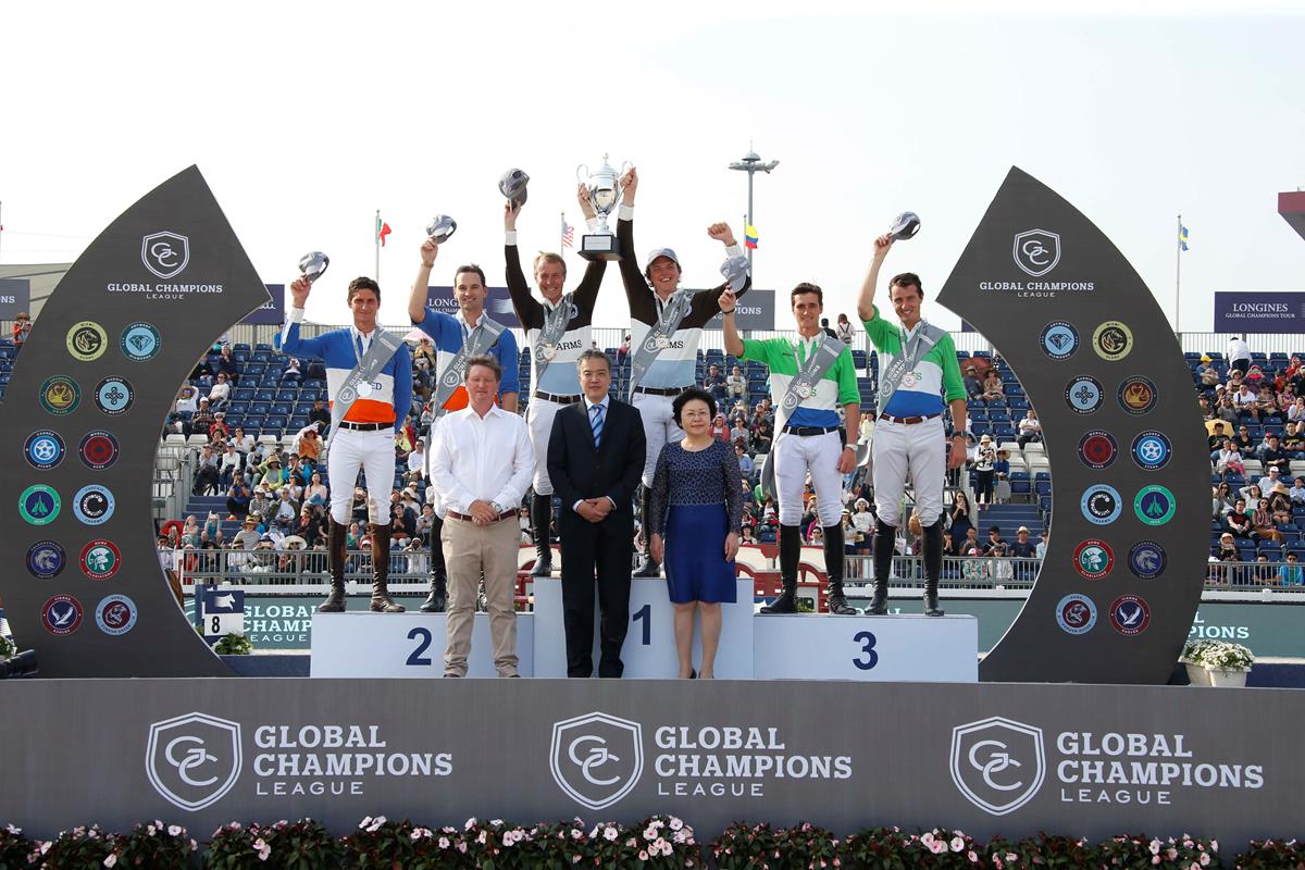 LGCT 2016: "Jumping Portugal" gets its D-DAY in Shanghai, as Cascais Charm Team wins the chinese leg. Shangai.